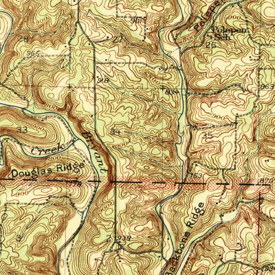 United States Geological Survey Buckhart, MO (1945, 62500-Scale) digital map
