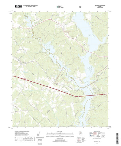 United States Geological Survey Buckhead, GA (2020, 24000-Scale) digital map