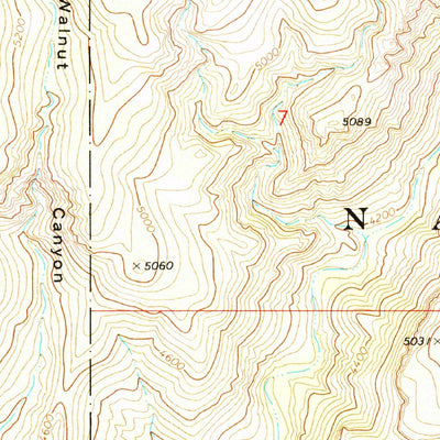 United States Geological Survey Buckhead Mesa, AZ (1973, 24000-Scale) digital map