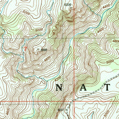 United States Geological Survey Buckhead Mesa, AZ (2004, 24000-Scale) digital map
