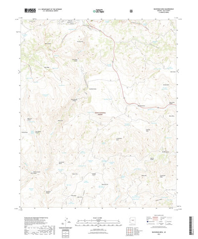 United States Geological Survey Buckhead Mesa, AZ (2021, 24000-Scale) digital map