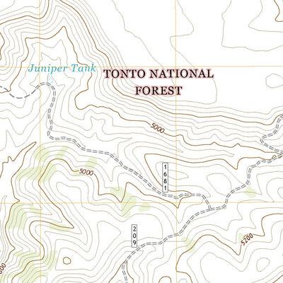 United States Geological Survey Buckhead Mesa, AZ (2021, 24000-Scale) digital map