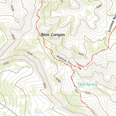 United States Geological Survey Buckhead Mesa, AZ (2021, 24000-Scale) digital map