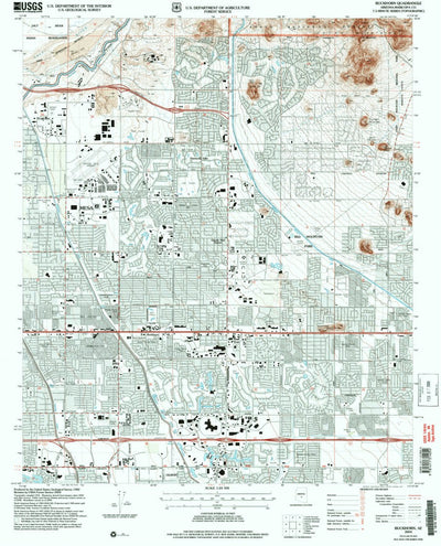United States Geological Survey Buckhorn, AZ (2004, 24000-Scale) digital map