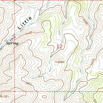 United States Geological Survey Buckhorn Canyon, ID (1965, 24000-Scale) digital map