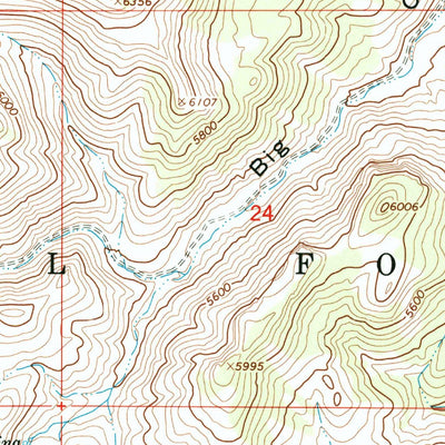 United States Geological Survey Buckhorn Canyon, ID (1965, 24000-Scale) digital map