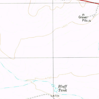 United States Geological Survey Buckhorn Draw East, TX (1979, 24000-Scale) digital map