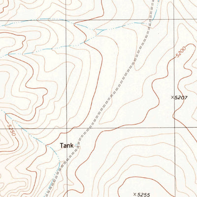 United States Geological Survey Buckhorn Draw West, TX (1979, 24000-Scale) digital map