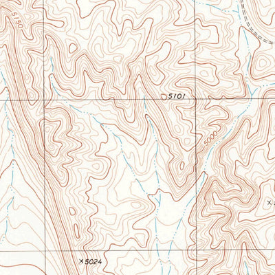 United States Geological Survey Buckhorn Draw West, TX (1979, 24000-Scale) digital map