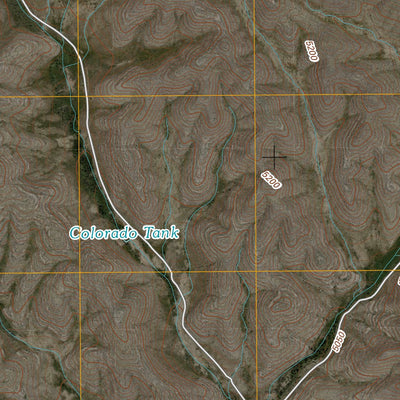 United States Geological Survey Buckhorn Draw West, TX (2010, 24000-Scale) digital map