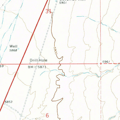 United States Geological Survey Buckhorn Flat, UT (1971, 24000-Scale) digital map