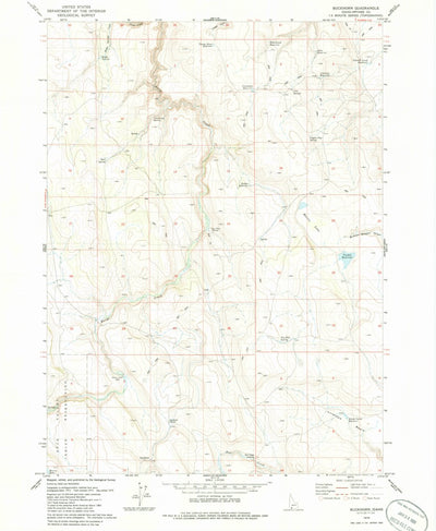 United States Geological Survey Buckhorn, ID (1979, 24000-Scale) digital map