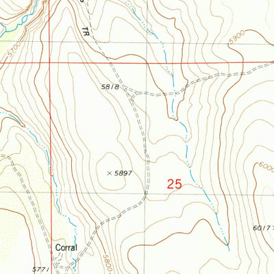 United States Geological Survey Buckhorn, ID (1979, 24000-Scale) digital map