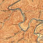 United States Geological Survey Buckhorn, KY (1913, 62500-Scale) digital map