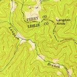 United States Geological Survey Buckhorn, KY (1953, 24000-Scale) digital map