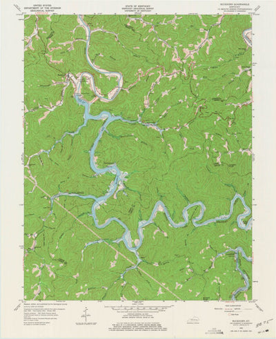 United States Geological Survey Buckhorn, KY (1961, 24000-Scale) digital map