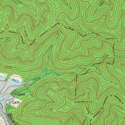 United States Geological Survey Buckhorn, KY (1961, 24000-Scale) digital map