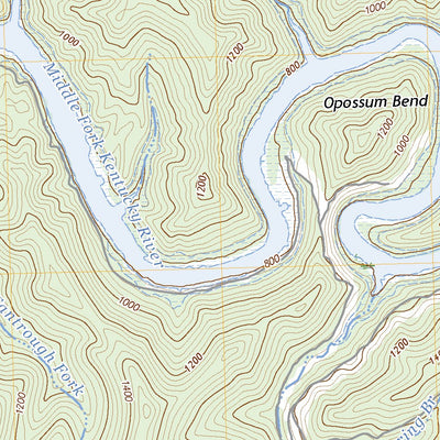 United States Geological Survey Buckhorn, KY (2022, 24000-Scale) digital map