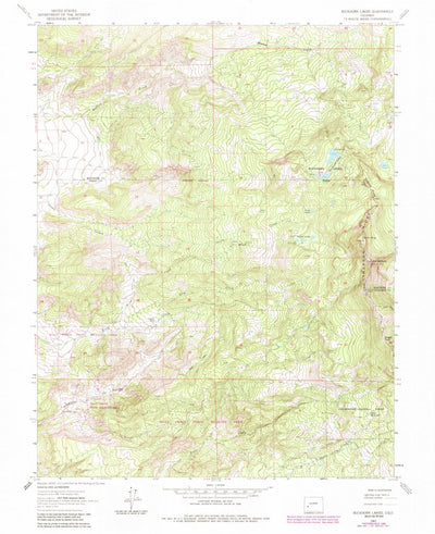 United States Geological Survey Buckhorn Lakes, CO (1963, 24000-Scale) digital map