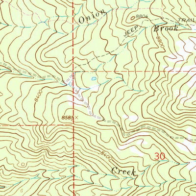 United States Geological Survey Buckhorn Lakes, CO (1963, 24000-Scale) digital map