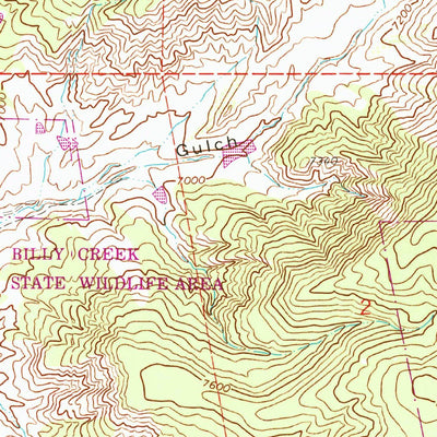United States Geological Survey Buckhorn Lakes, CO (1963, 24000-Scale) digital map