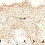 United States Geological Survey Buckhorn Mountain, AZ (1965, 24000-Scale) digital map