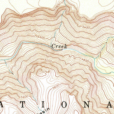 United States Geological Survey Buckhorn Mountain, AZ (1965, 24000-Scale) digital map