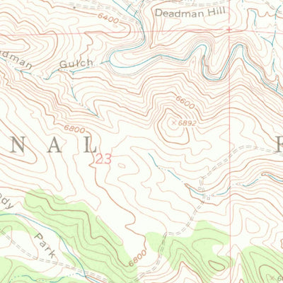 United States Geological Survey Buckhorn Mountain, CO (1962, 24000-Scale) digital map