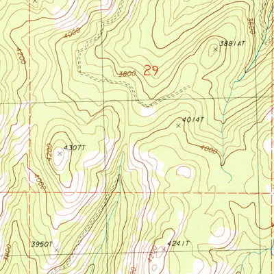 United States Geological Survey Buckhorn Mountain, WA (1988, 24000-Scale) digital map