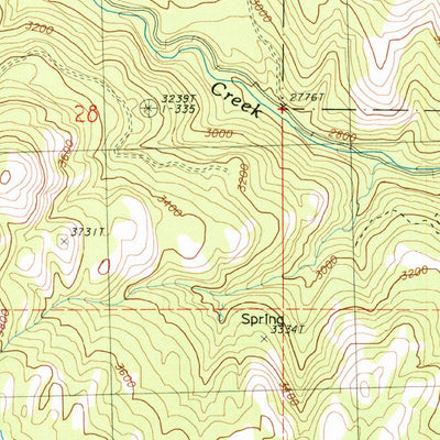 United States Geological Survey Buckhorn Mountain, WA (1988, 24000-Scale) digital map