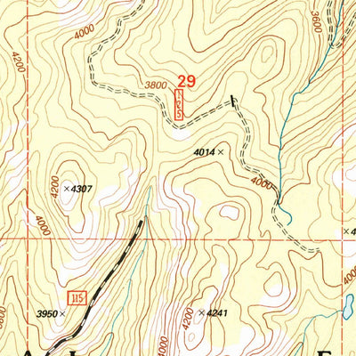 United States Geological Survey Buckhorn Mountain, WA (2001, 24000-Scale) digital map