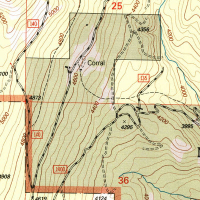 United States Geological Survey Buckhorn Mountain, WA (2001, 24000-Scale) digital map