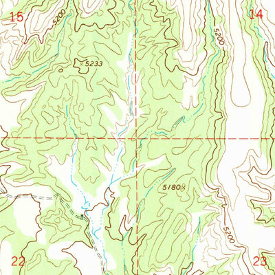 United States Geological Survey Buckhorn, NM (1965, 24000-Scale) digital map
