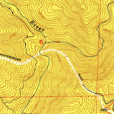 United States Geological Survey Buckhorn Peak, CA (1949, 24000-Scale) digital map