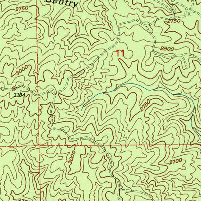 United States Geological Survey Buckhorn Peak, CA (2001, 24000-Scale) digital map