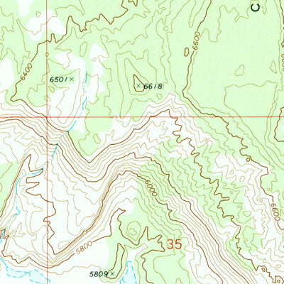 United States Geological Survey Buckhorn Reservoir, UT (1969, 24000-Scale) digital map