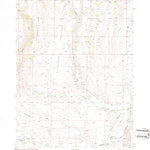 United States Geological Survey Buckhorn Ridge, NV (1986, 24000-Scale) digital map