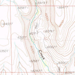 United States Geological Survey Buckhorn Ridge, NV (1986, 24000-Scale) digital map
