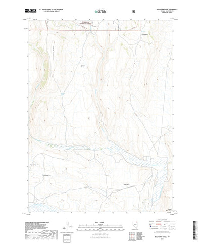 United States Geological Survey Buckhorn Ridge, NV (2021, 24000-Scale) digital map