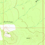 United States Geological Survey Buckhorn Spring, UT (1972, 24000-Scale) digital map