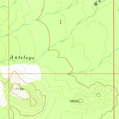 United States Geological Survey Buckhorn Spring, UT (1972, 24000-Scale) digital map