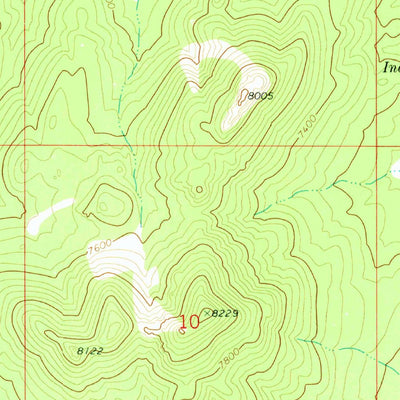 United States Geological Survey Buckhorn Spring, UT (1972, 24000-Scale) digital map