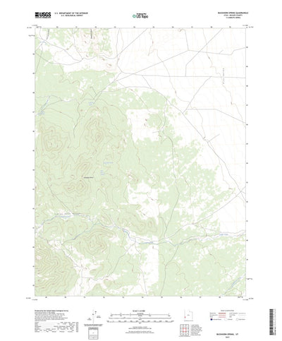 United States Geological Survey Buckhorn Spring, UT (2023, 24000-Scale) digital map