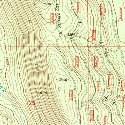 United States Geological Survey Buckhorn Springs, OR (1998, 24000-Scale) digital map