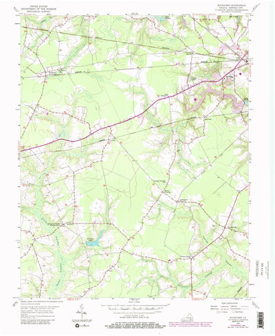 United States Geological Survey Buckhorn, VA (1954, 24000-Scale) digital map