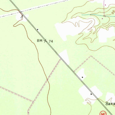 United States Geological Survey Buckhorn, VA (1954, 24000-Scale) digital map