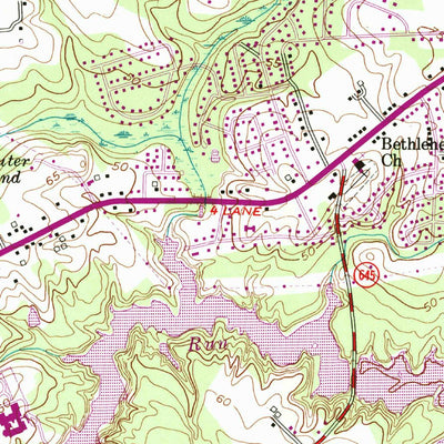 United States Geological Survey Buckhorn, VA (1954, 24000-Scale) digital map
