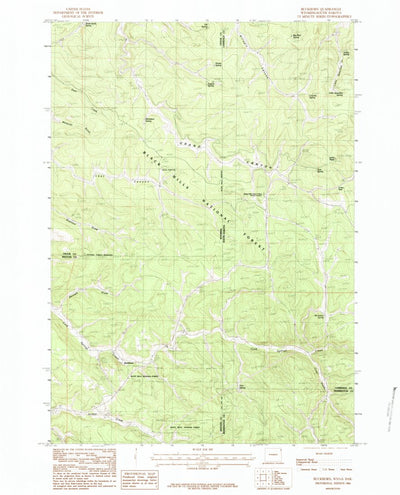 United States Geological Survey Buckhorn, WY-SD (1984, 24000-Scale) digital map