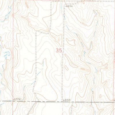 United States Geological Survey Buckingham, CO (1978, 24000-Scale) digital map