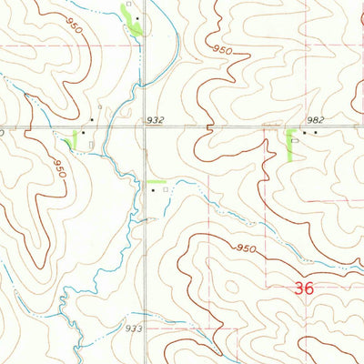 United States Geological Survey Buckingham, IA (1963, 24000-Scale) digital map